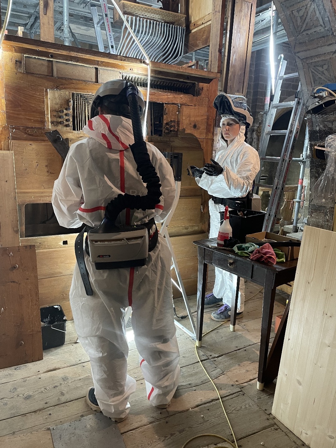 Atelier Quoirin au travail